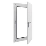 Fire protection wall top door, univers, 30min, 1195x575x51mm, IP42