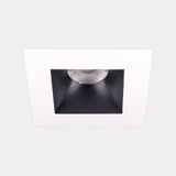 Downlight Play Deco Symmetrical Square Fixed 11.9W LED warm-white 2700K CRI 90 33.8º ON-OFF Black/White IP54 900lm