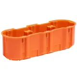 Flush mounted junction box M3x60DF MULTIWALL SLIM  orange