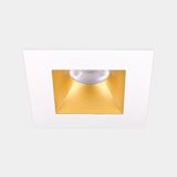 Downlight Play Deco Symmetrical Square Fixed 11.9W LED neutral-white 4000K CRI 90 19.5º DALI-2 White/Gold IP54 1219lm