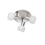 Antibes spotlight 3-pc 22 cm 3xE14 brushed steel