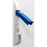 Push-pull handle with spring adjustment and cylinder 5333