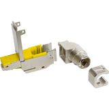 preLink RJ45 plug, IP20 Cat.6A L-90°