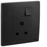 281132MB Mallia Senses 1 gang BS switched socket outlet - 5A