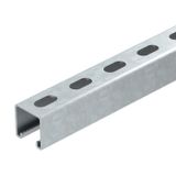 MS4141P6000FT Profile rail perforated, slot 22mm 6000x41x41