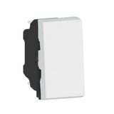 Mosaic Easy-Led 10A 1-module switch or two-way switch - white