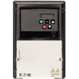 Variable frequency drive, 230 V AC, 3-phase, 4.3 A, 0.75 kW, IP66/NEMA 4X, Radio interference suppression filter, 7-digital display assembly, Addition