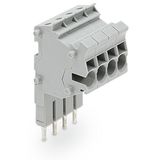 Modular TOPJOB®S connector modular for jumper contact slot gray