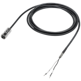 Brake cable pre-assembled 2x0.75, for motor S-1FL6 HI 400 with V70/V90 MOTION-CONNECT 300 No UL for connector on the motor side Dmax=6.3 mm