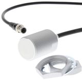 Proximity sensor, inductive, brass-nickel, Spatter-coating, M30, shiel