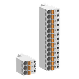 Terminal block set. for PM5012. Spring front / cable front. 1 Power supply and 1 I/O connector (TA5211-TSPF-B)