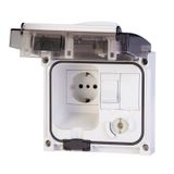 INTERLOCK.SOCKET 2P+E IP66 125A 6h