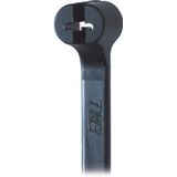 TY523MXR CABLE TIE 18LB 4IN UV BLACK NYLON