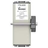 Fuse-link, high speed, 50 A, AC 1600 V, compact size 1, 43 x 63 x 110 mm, aR, IEC, single indicator