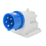 90° ANGLED SURFACE MOUNTING INLET - IP44 - 3P+E 32A 200-250V 50/60HZ - BLUE - 9H - SCREW WIRING