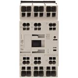 Contactor, 3 pole, 380 V 400 V 3.7 kW, 1 N/O, 1 NC, 220 V 50/60 Hz, AC operation, Push in terminals