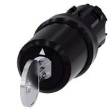 3SU1000-5BP01-0AA0-Z Y01 22 mm, round, plastic, special lock, with 2 keys, 3 switch positions I>O