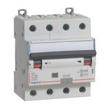 RCBO - DX³ 6000 -10 kA -4P-400 V~ -32 A -30 mA -AC type