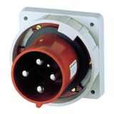 Panel mounted inlet, 125A4p6h400V, IP67