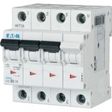 Miniature circuit breaker (MCB), 20 A, 3p+N, characteristic: B, 6 kA