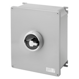 ROTATORY ISOLATOR - HP- SURFACE-MOUNTING - COMMAND - METAL BOX - 125A 4P - LOCKABLE BLACK KNOB - IP66