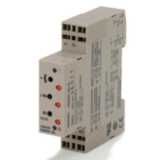 Timer, DIN rail mounting, 17.5 mm, 24-230 VAC/24-48 VDC, on/flicker-on H3DS8004C