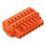 1-conductor female connector CAGE CLAMP® 2.5 mm² orange