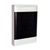 3X12M SURFACE CABINET SMOKED DOOR EARTH + X NEUTRAL TERMINAL BLOCK