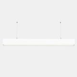 Lineal lighting system Infinite Pro 1136mm Suspended Hexa-Cell 30.38W LED neutral-white 4000K CRI 80 ON-OFF White IP40 1373lm