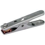 Earthing tongs L 140mm StSt for Rd -16mm Fl -13 mm