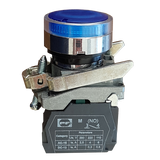 Pushbutton switch LED FP PCPI BLUE 1NO IP40 110V