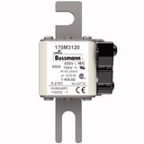 Fuse-link, high speed, 450 A, AC 690 V, compact DIN 1, 45 x 59 x 104 mm, aR, DIN, IEC, single indicator