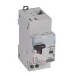 Monoblock differential circuit breaker DX³6000 10kA automatic high inlet low outlet screw U+N 230V~ - 6A - typeAC 30mA