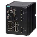 6GK6092-0PS21-0BA0-Z A01+B00+C00+D00 RUGGEDCOM RSG920P is a fully managed Ethernet switch with 128-bit Encryption and 20 non-blocking Gigabit Ethernet ports