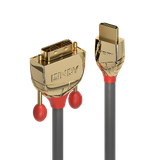 2m HDMI to DVI-D Cable, Gold Line HDMI Male to DVI-D Single Link Male