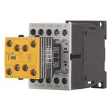 Safety contactor relay, 230 V 50 Hz, 240 V 60 Hz, N/O = Normally open: 4 N/O, N/C = Normally closed: 4 NC, Screw terminals, AC operation