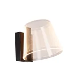 Lucide KORGIS - Wall Lamp Bathroom - LED - 1x10W 3000K - IP44 - Transparent