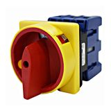 Emergency off switch with 4 hole mounting 3-pole 160A