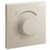 Galion - 1 gang 40 to 500 watts -incandescent dimmer - 230 volts -Champagne