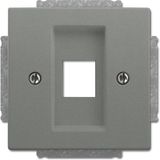 2561-803 CoverPlates (partly incl. Insert) Busch-axcent®, solo® grey metallic