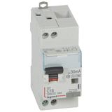 Monoblock differential circuit breaker DX³6000 10kA high inlet and low outlet U+N screw 230V~ - 16A - typeF 30mA