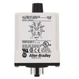 Allen-Bradley, 700-HT General Purpose Tube Base Timing Relay, On Delay Timer, 1.0 to 100 Seconds, DPDT, 24V AC/DC