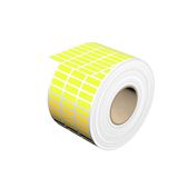 Device marking, Self-adhesive, halogen-free, 18 mm, Polyester, yellow