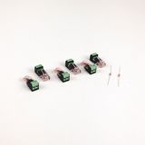 Terminal Block, RJ45, 2 Position, 6 Pieces, w/2 120 Ohm Resistors