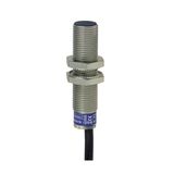 inductive sensor XS1 M12 - L55mm - brass - Sn2mm - 24..240VAC/DC - cable 5m