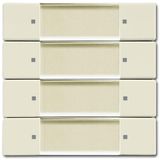 6737-82 CoverPlates (partly incl. Insert) Remote control ivory white