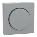 Central plate with rotary knob, aluminum, system M