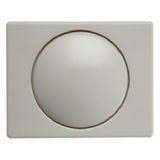 Centrd. met knop voor draai- dimmer/potmeter, berker Arsys, wit