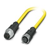 SAC-5P-M12MS/ 3,0-542/M12FS BK - Sensor/actuator cable