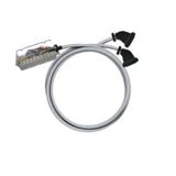 PLC-wire, Digital signals, 15-pole, Cable LiYCY, 1 m, 0.25 mm²